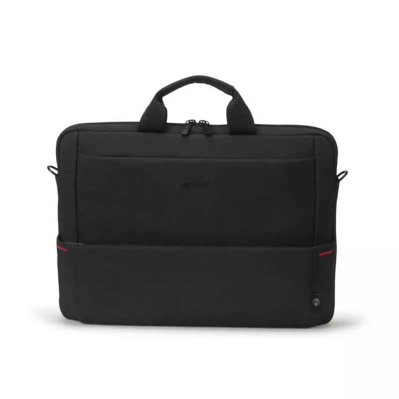 DICOTA Eco schlank Case Plus Base – Mala para portátil 13-15,6 polegadas - Preto / 300d RPET Poliéster