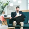 DICOTA Eco schlank Case Plus Base – Mala para portátil 13-15,6 polegadas - Preto / 300d RPET Poliéster