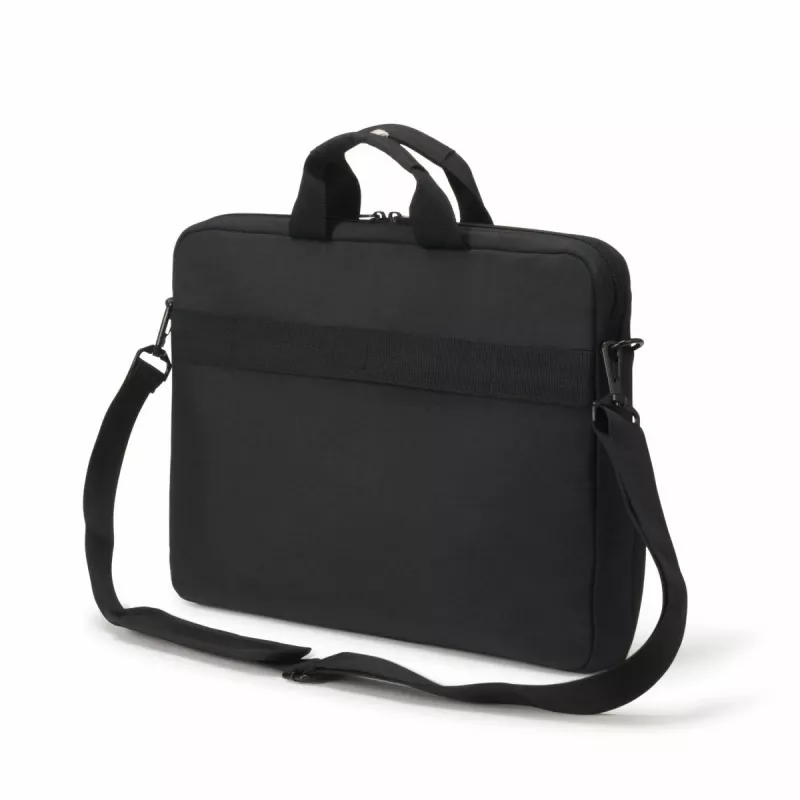 DICOTA Eco schlank Case Plus Base – Mala para portátil 13-15,6 polegadas - Preto / 300d RPET Poliéster