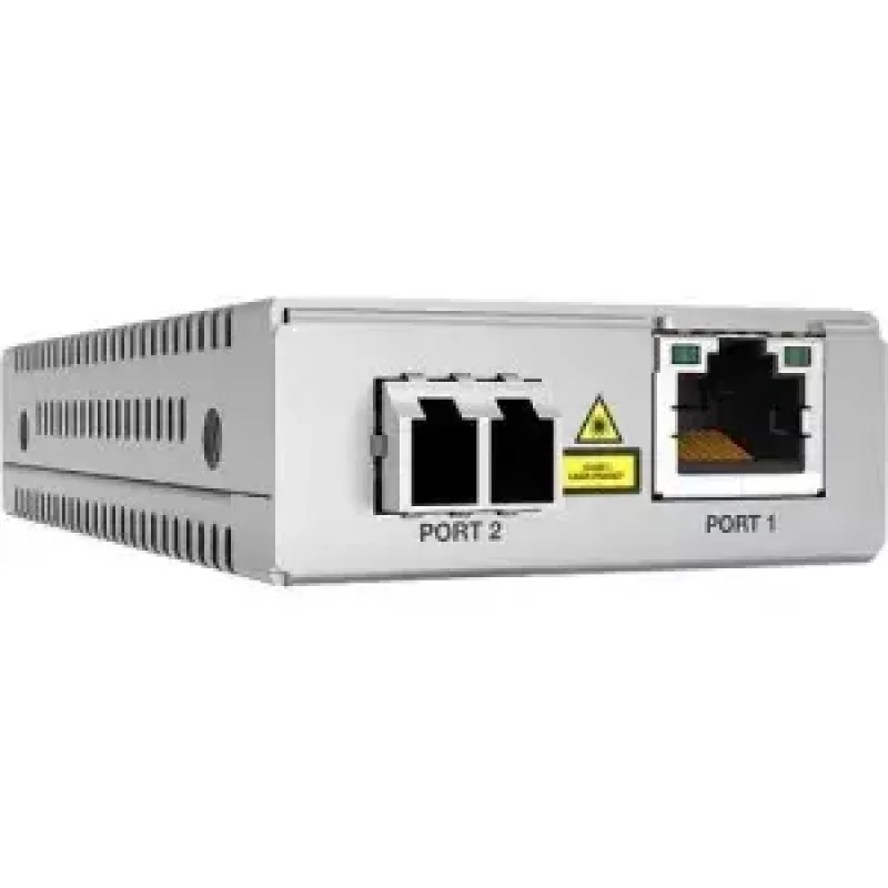 Conversor de rede Allied Telesis AT-MMC2000/LC-960 1000 Mbit/s 1310 nm Multimodo Cinzento