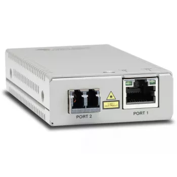 Conversor de rede Allied Telesis AT-MMC2000/LC-960 1000 Mbit/s 1310 nm Multimodo Cinzento