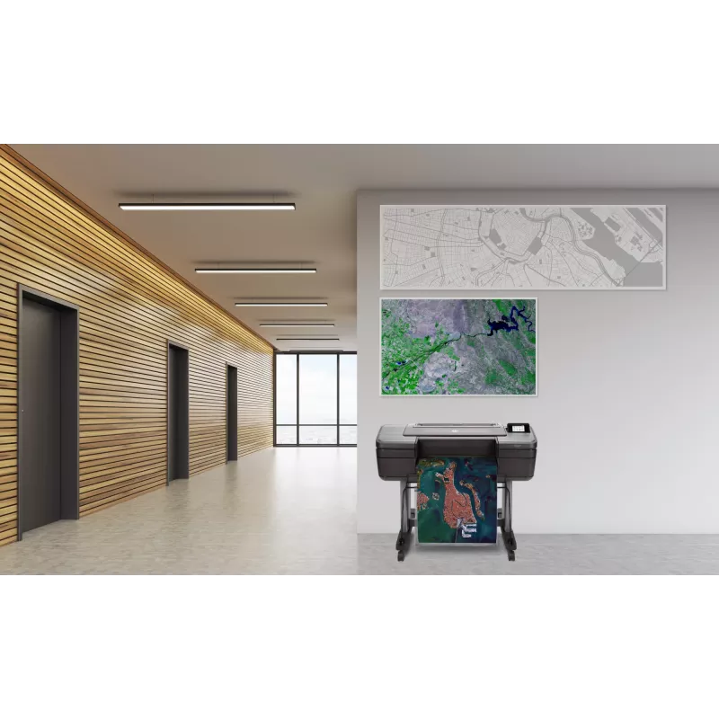 Impressora HP Designjet Z6dr 44-in PostScript com aparador vertical