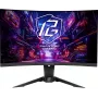 Monitor gaming ASROCK - Pg27qrt2a - 27in - 2560 X 1440 QHD - curvo 180Hz - preto