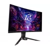 Monitor gaming ASROCK - Pg27qrt2a - 27in - 2560 X 1440 QHD - curvo 180Hz - preto
