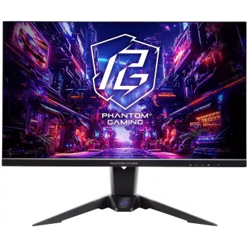Monitor gaming ASROCK - Pg27qft2a - 27in - 2560 X 1440 QHD - plano - 180Hz - preto