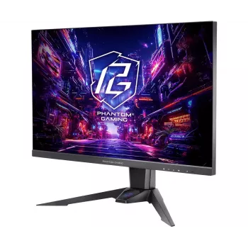 Monitor gaming ASROCK - Pg27qft2a - 27in - 2560 X 1440 QHD - plano - 180Hz - preto