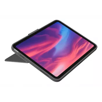 LOGITECH Combo Touch para iPad (10.ª geração) - Oxford cinzento - Qwerty UK