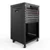 Rack AVS 16U DIGITUS 780x507x460 mm furos roscados rodas preto