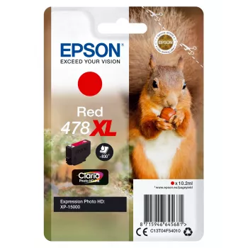 Epson Squirrel embalagem individual vermelho 478XL Claria Photo HD tinta