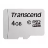 TRANSCEND Cartão Micro SDHC 300S 4 GB UHS-I U1 sem adaptador