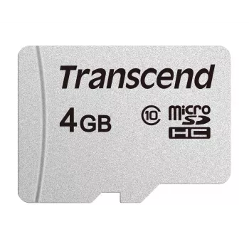 TRANSCEND Cartão Micro SDHC 300S 4 GB UHS-I U1 sem adaptador