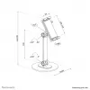 Suporte para tablet Neomounts DS15-540BL1 4,7-12,9