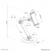 Suporte para tablet Neomounts DS15-550WH1 4,7-12,9