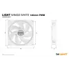 Ventoinhas para caixa be quiet! Light Wings White | 140mm PWM, pack de três, 14 cm, 3 unid.