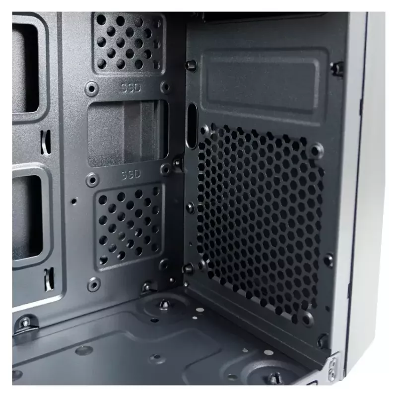 Caixa para computador LC-Power LC-2017MB-ON Micro Tower preto