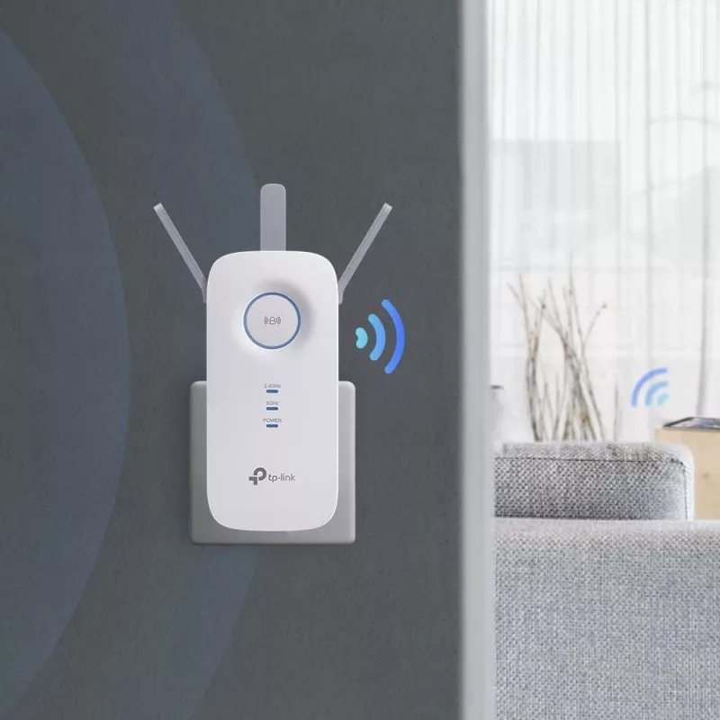 Emissor e recetor de rede TP-Link RE450 branco 10, 100, 1000 Mbit/s