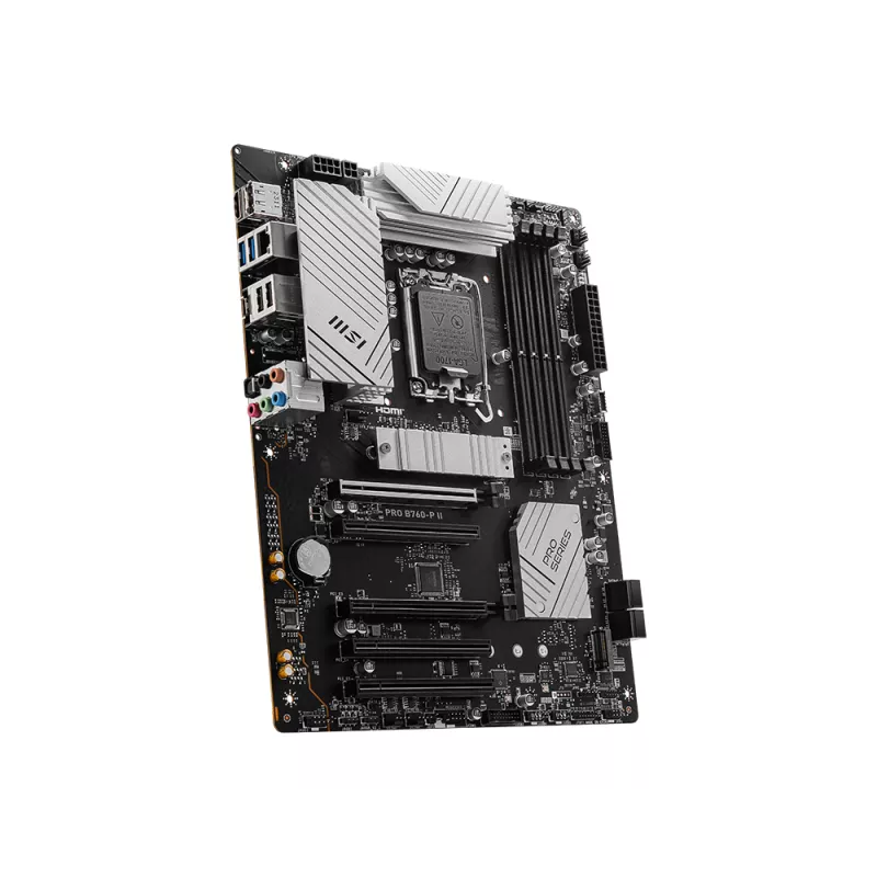 Motherboard MSI PRO B760‑P II ATX – Intel B760, LGA 1700, DDR5, 4x DIMM, 256 GB, LAN 2.5Gb, HDMI 2.1, 2x M.2