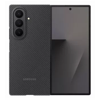 Capa Samsung EF-XF966SBEGWW Carbon Shield para Galaxy Z Fold7, preta
