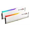 DIMM 32 GB DDR5-6000 (2x 16 GB) Dual-Kit, memória RAM branca, F5-6000J3636F16GX2-RM5NRW, Ripjaws M5 Neo RGB, AMD EXPO