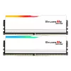 DIMM 32 GB DDR5-6000 (2x 16 GB) Dual-Kit, memória RAM branca, F5-6000J3636F16GX2-RM5NRW, Ripjaws M5 Neo RGB, AMD EXPO