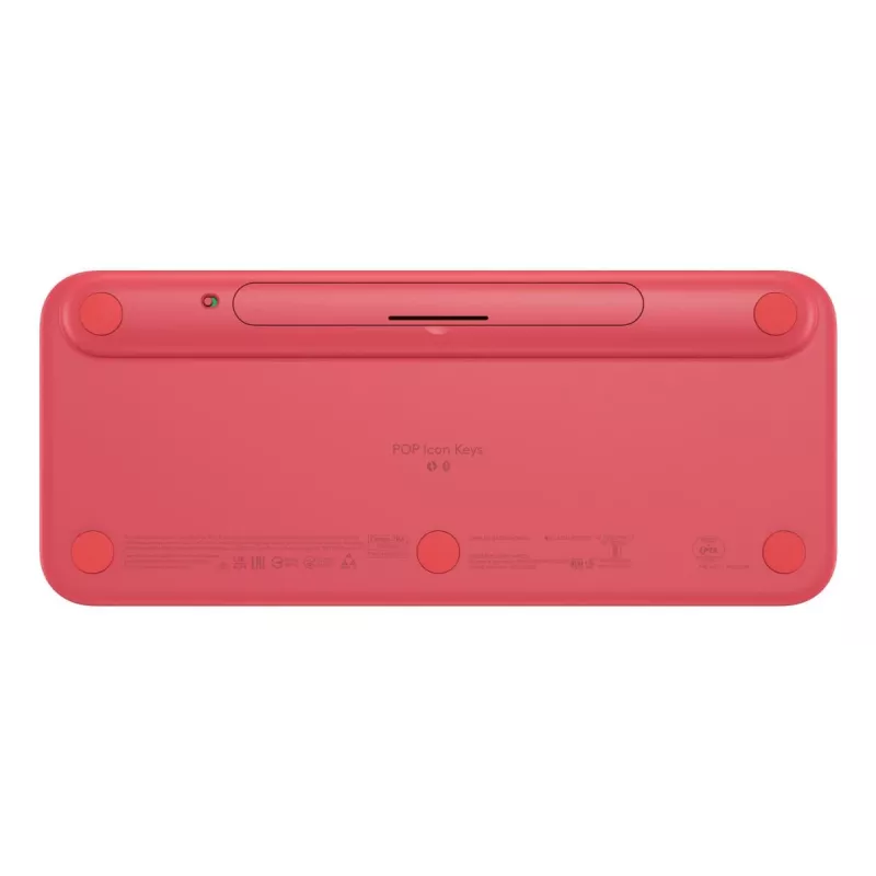 LOGITECH Teclado sem fios - Pop Icon Keys - Rosa e branco sujo Qwerty Uk