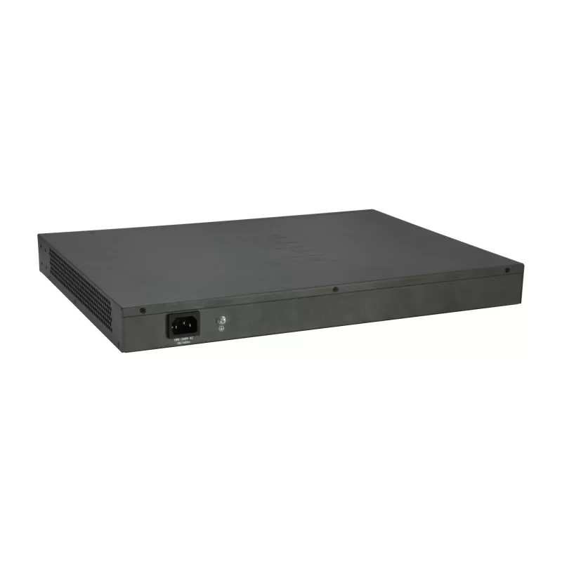 LevelOne Switch Gigabit PoE Gerido L3 Lite de 52 portas, 4 x 10GbE SFP+, 48 saídas PoE, orçamento de potência PoE de 400W