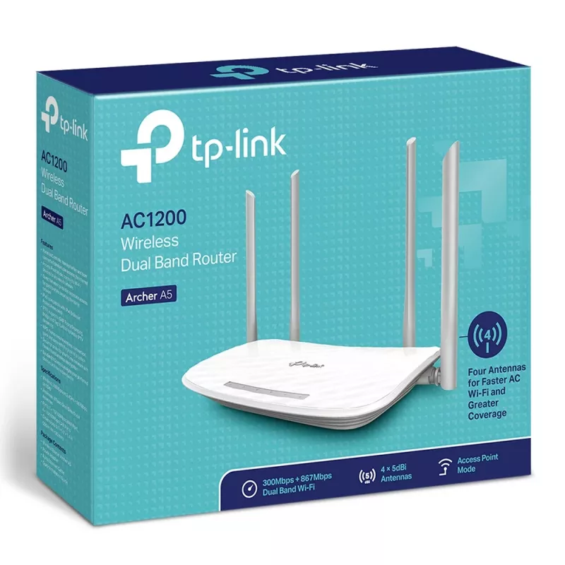 Router Wi-Fi dual band TP-Link AC1200