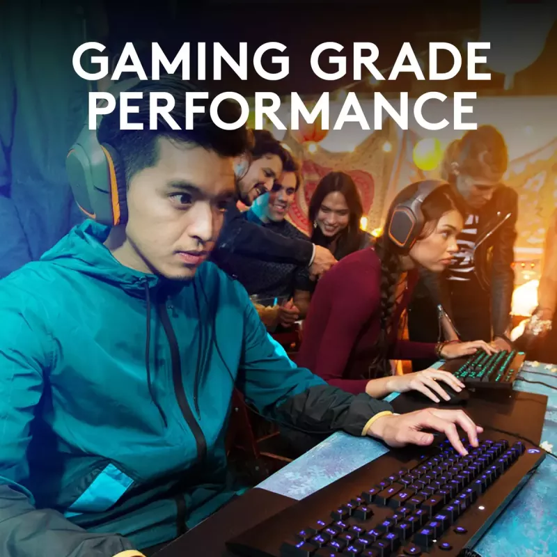 Teclado gaming Logitech G G213 Prodigy tamanho completo RGB LED com fios