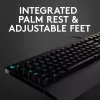 Teclado gaming Logitech G G213 Prodigy tamanho completo RGB LED com fios