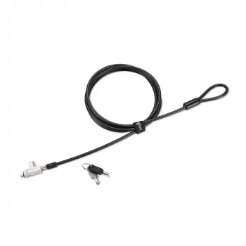 Kensington N17 2.0 Keyed Laptop Lock fino para ranhuras em cunha - Master Keyed