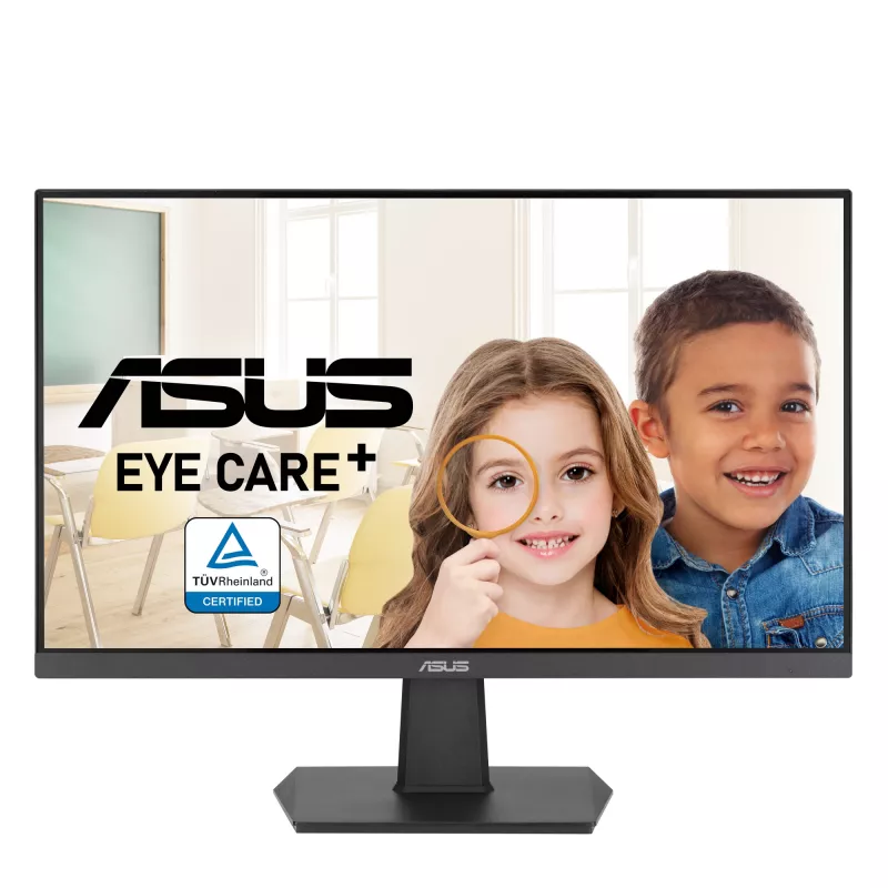 Monitor ASUS VA27EHF IPS LCD de 27 polegadas, Full HD 1920x1080, 1 ms, ângulo de visão de 178°, VESA, Preto