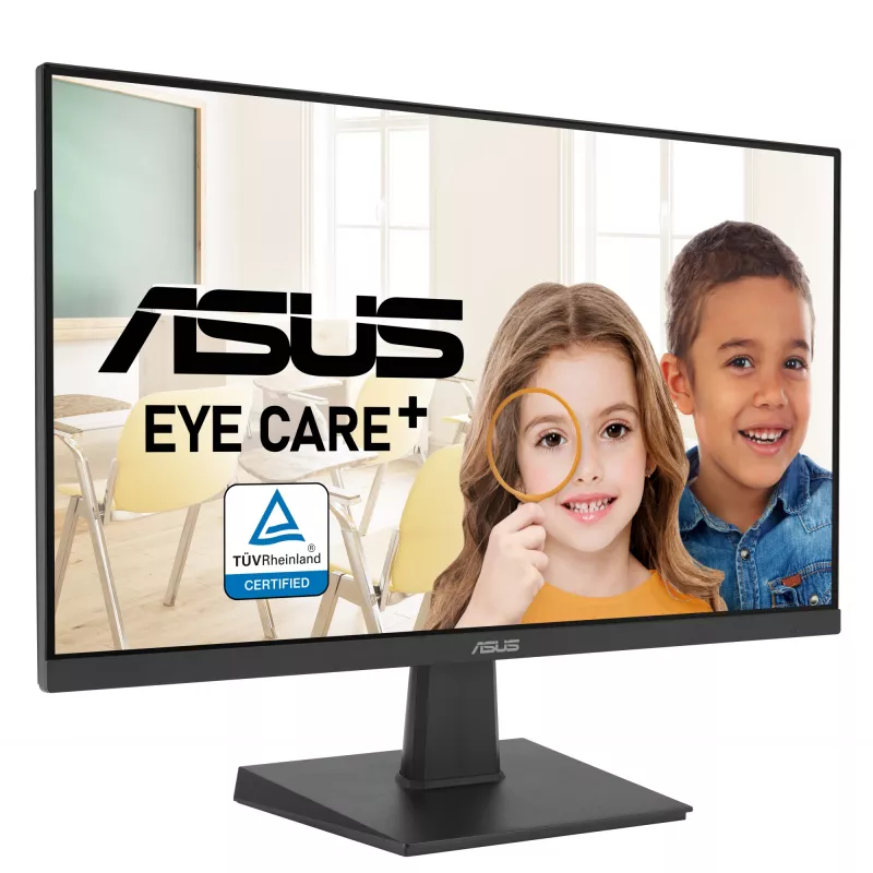 Monitor ASUS VA27EHF IPS LCD de 27 polegadas, Full HD 1920x1080, 1 ms, ângulo de visão de 178°, VESA, Preto