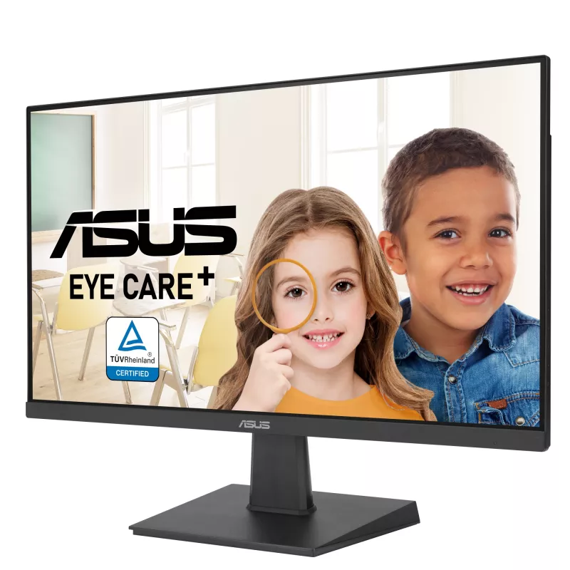 Monitor ASUS VA27EHF IPS LCD de 27 polegadas, Full HD 1920x1080, 1 ms, ângulo de visão de 178°, VESA, Preto