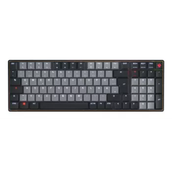 CHERRY KW 550 MX LP teclado Home/Office USB + Bluetooth QWERTZ alemão preto