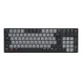 CHERRY KW 550 MX LP teclado Home/Office USB + Bluetooth QWERTZ alemão preto