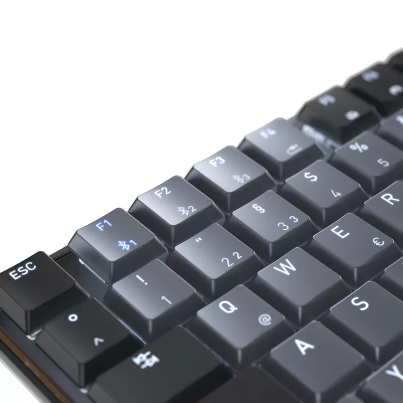CHERRY KW 550 MX LP teclado Home/Office USB + Bluetooth QWERTZ alemão preto
