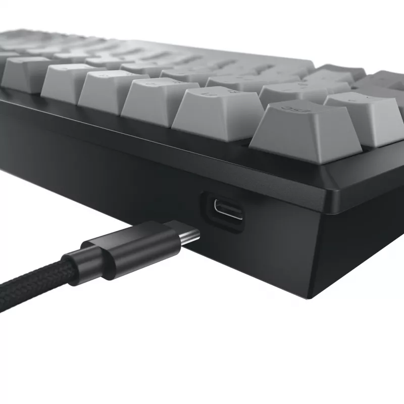 CHERRY KW 300 MX teclado Home USB + Bluetooth QWERTZ alemão preto, cobre, cinzento