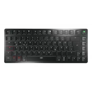 CHERRY KW X ULP 2.0 MINI teclado Home/Office USB + RF Wireless + Bluetooth QWERTZ alemão preto