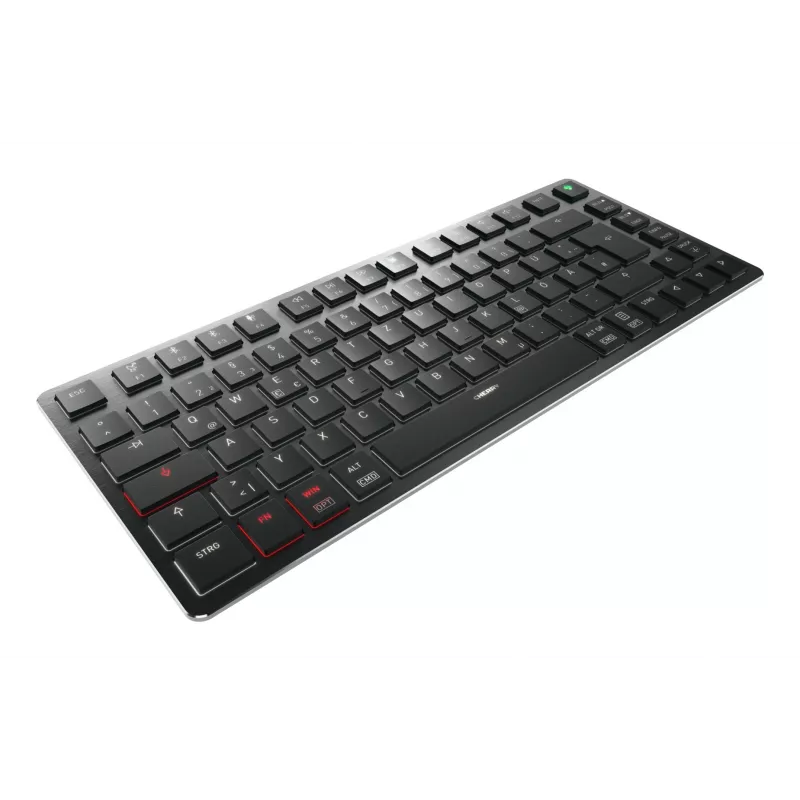 CHERRY KW X ULP 2.0 MINI teclado Home/Office USB + RF Wireless + Bluetooth QWERTZ alemão preto
