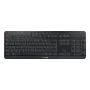 CHERRY Stream Ultimate teclado Home/Office USB + RF Wireless + Bluetooth QWERTZ alemão preto