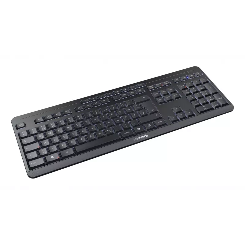CHERRY Stream Ultimate teclado Home/Office USB + RF Wireless + Bluetooth QWERTZ alemão preto