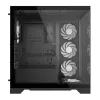 XPG INVADER X caixa mid-tower preta, Midi Tower, PC, preto, ATX, micro ATX, Mini-ITX, SPCC, 17,5 cm