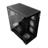 XPG INVADER X caixa mid-tower preta, Midi Tower, PC, preto, ATX, micro ATX, Mini-ITX, SPCC, 17,5 cm