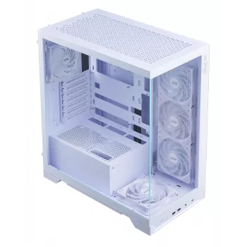 XPG INVADER X BTF caixa MID-TOWER branca, Midi Tower, PC, branco, ATX, micro ATX, Mini-ATX, SPCC, vidro temperado, 17,5 cm