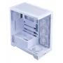 XPG Invader X BTF caixa de PC Midi Tower, ATX/Micro-ATX/Mini-ITX, painel lateral transparente, 5 ventoinhas ARGB de 120 mm, USB-C, sem fonte de alimentação, branca