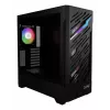 XPG STARKER AIR BTF caixa mid-tower preta, Midi Tower, PC, preto, ATX, EATX, micro ATX, Mini-ITX, SPCC, vidro temperado, Gaming