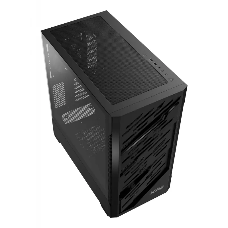 XPG STARKER AIR BTF caixa mid-tower preta, Midi Tower, PC, preto, ATX, EATX, micro ATX, Mini-ITX, SPCC, vidro temperado, Gaming