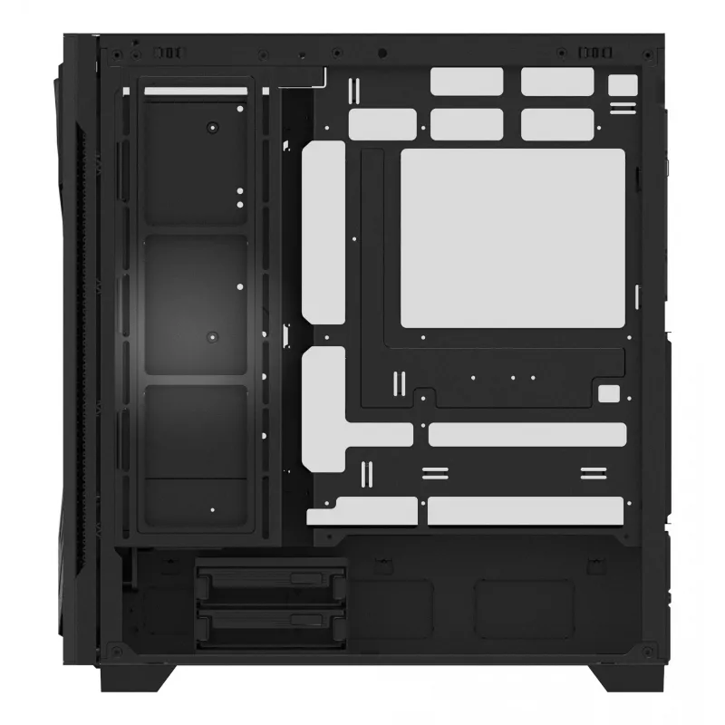 XPG STARKER AIR BTF caixa mid-tower preta, Midi Tower, PC, preto, ATX, EATX, micro ATX, Mini-ITX, SPCC, vidro temperado, Gaming