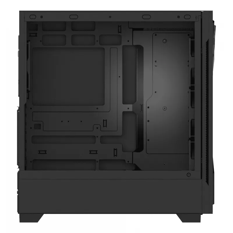 XPG STARKER AIR BTF caixa mid-tower preta, Midi Tower, PC, preto, ATX, EATX, micro ATX, Mini-ITX, SPCC, vidro temperado, Gaming