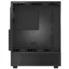 XPG Invader X Mini caixa de PC Midi Tower, ATX/Micro-ATX/Mini-ITX, vidro temperado, 5 ventoinhas ARGB de 120 mm, USB-C, sem fonte de alimentação, preta